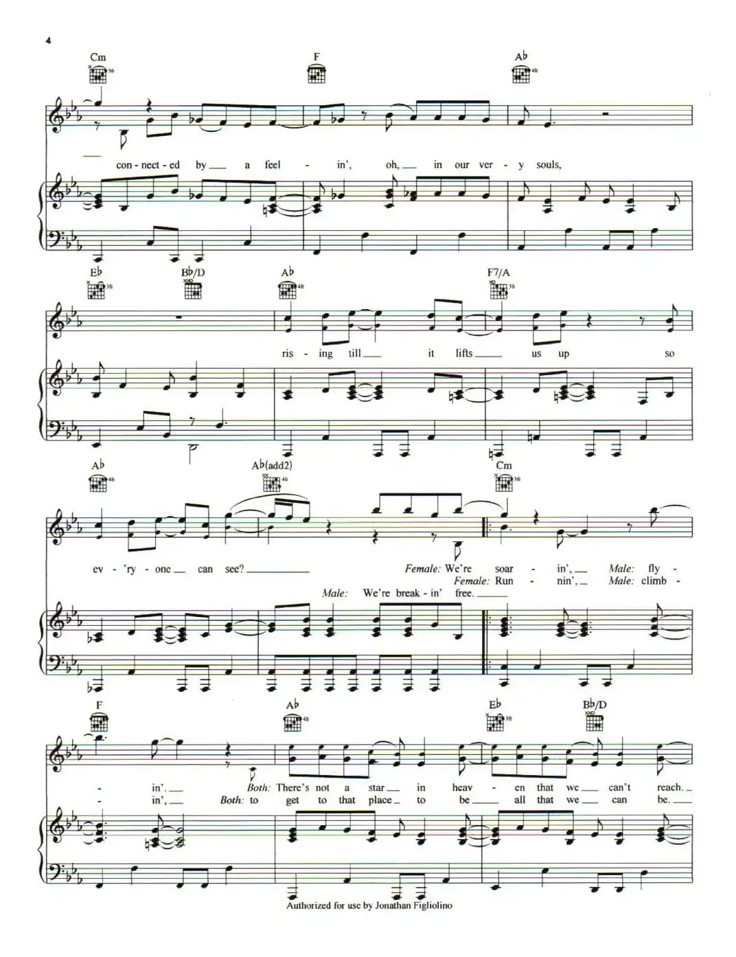 [美]BREAKING FREE（自由无拘束）（正谱）