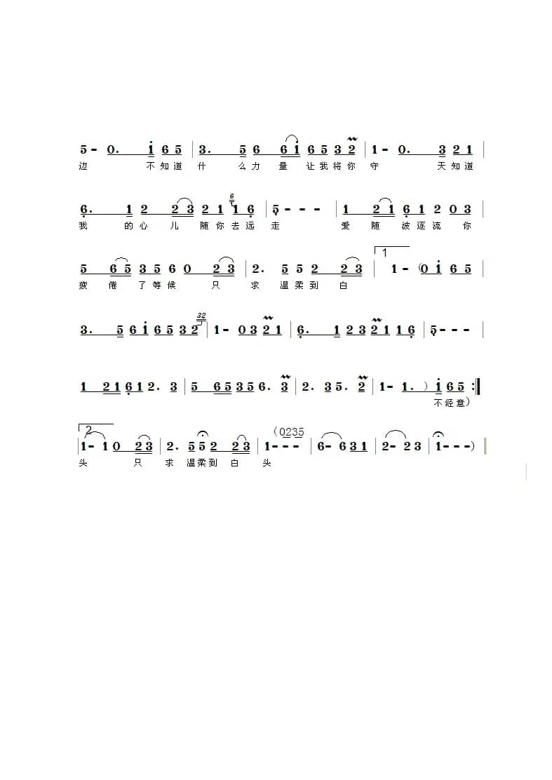 香吻留给心上人（马健涛演唱版）