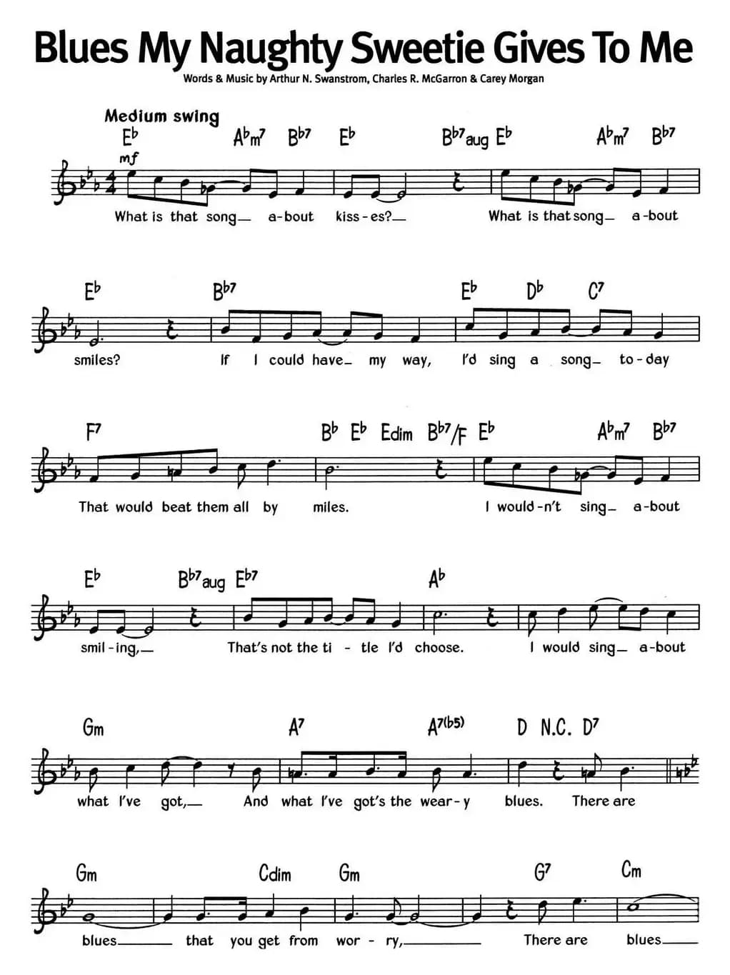 蓝调音乐：Blues My Naughty Sweetie Gives To Me