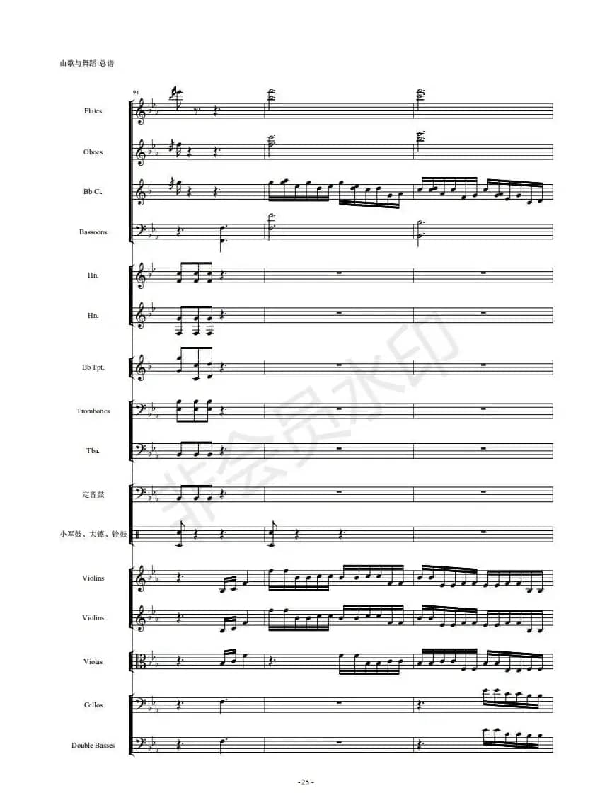 河南民歌组曲（第三乐章）