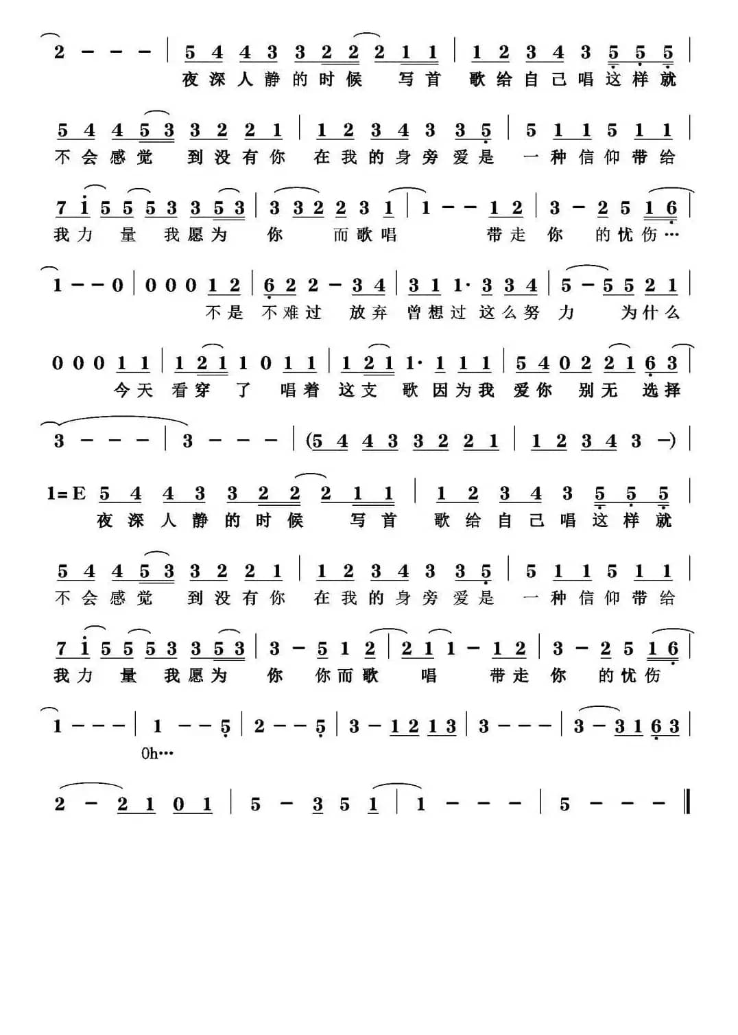 我为你歌唱(曲婉婷 词曲)