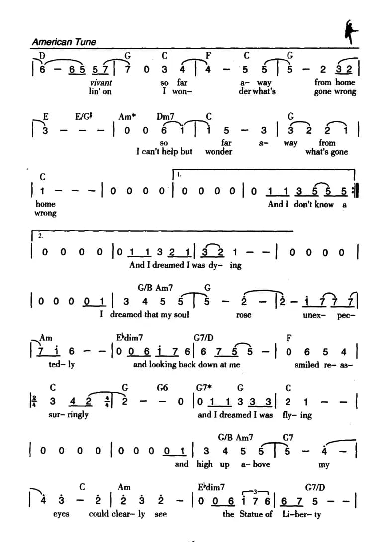 American Tune（美国曲调）