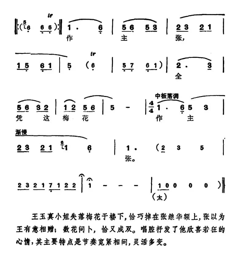 徐玉兰唱腔集：全凭这梅花作主张（选自《西园记》张继华唱段）