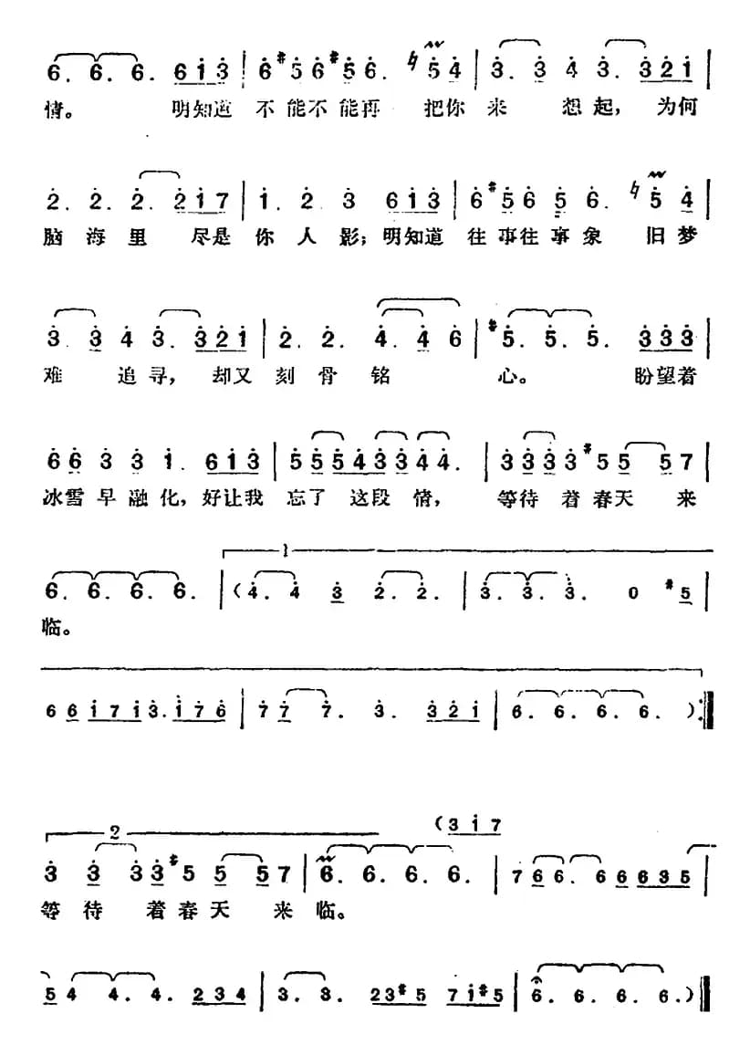 邓丽君演唱金曲:雪地上的回忆