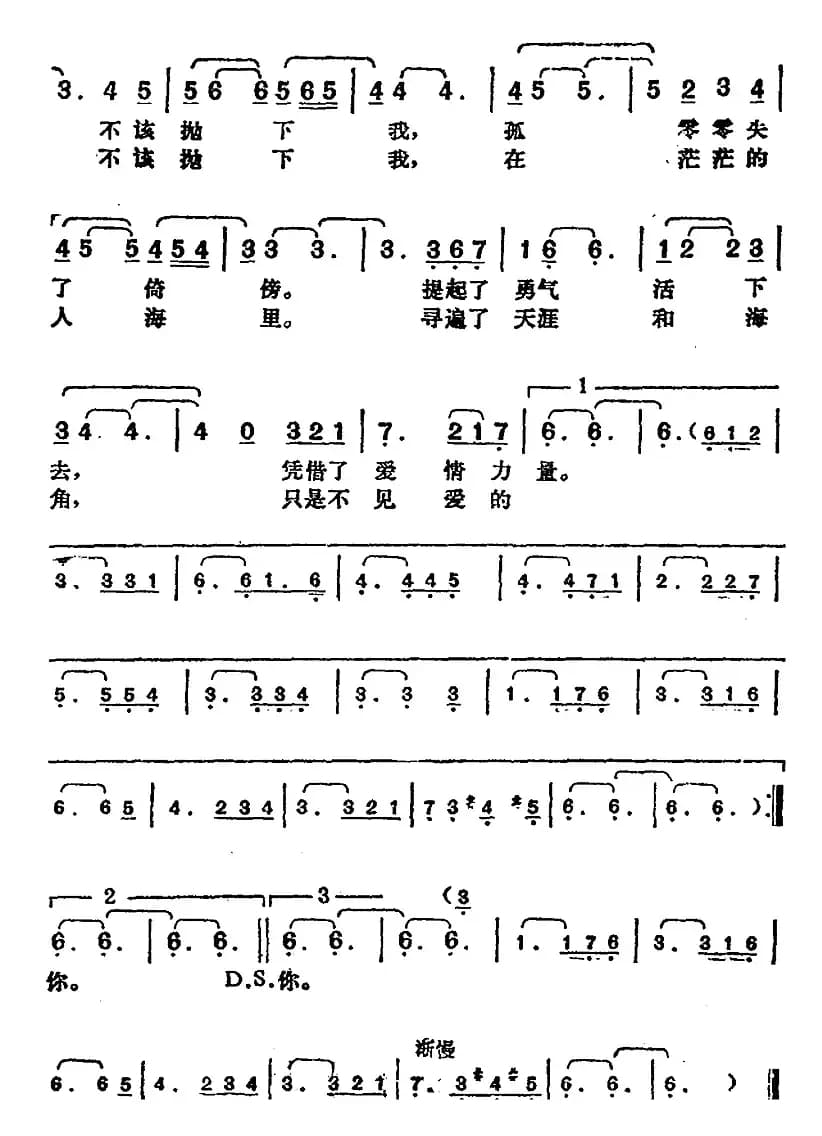 邓丽君演唱金曲：冬之恋情