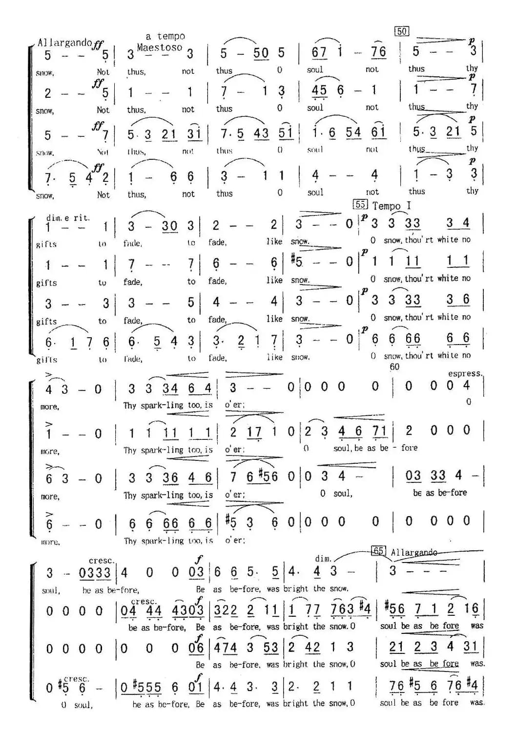 The Snow（雪花）