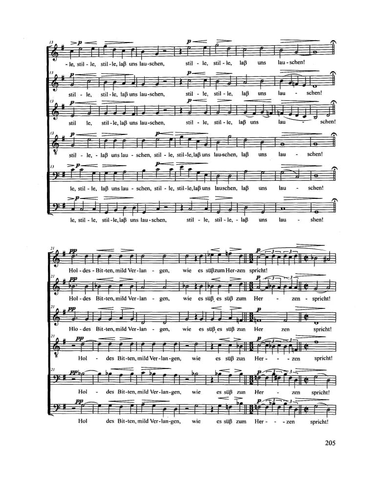 Abendstandchen（合唱 正谱）