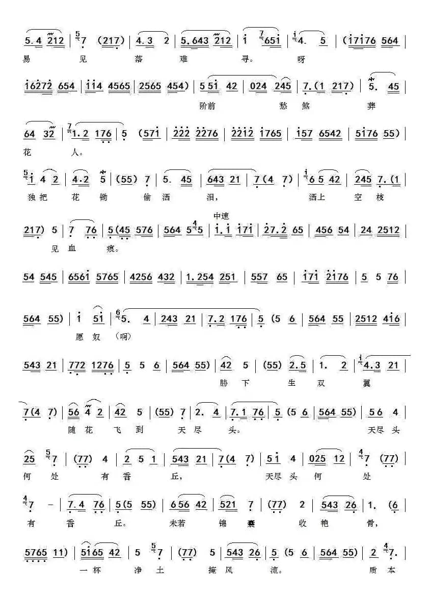 一年三百六十日（碗碗腔黛玉葬花唱段）