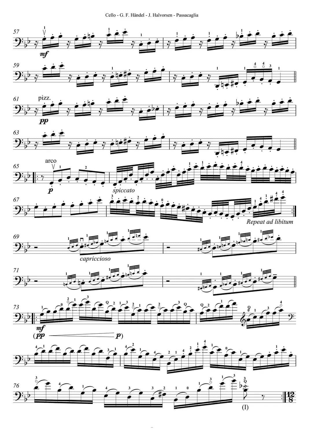 Passacaglia 帕萨卡利亚（大提琴）