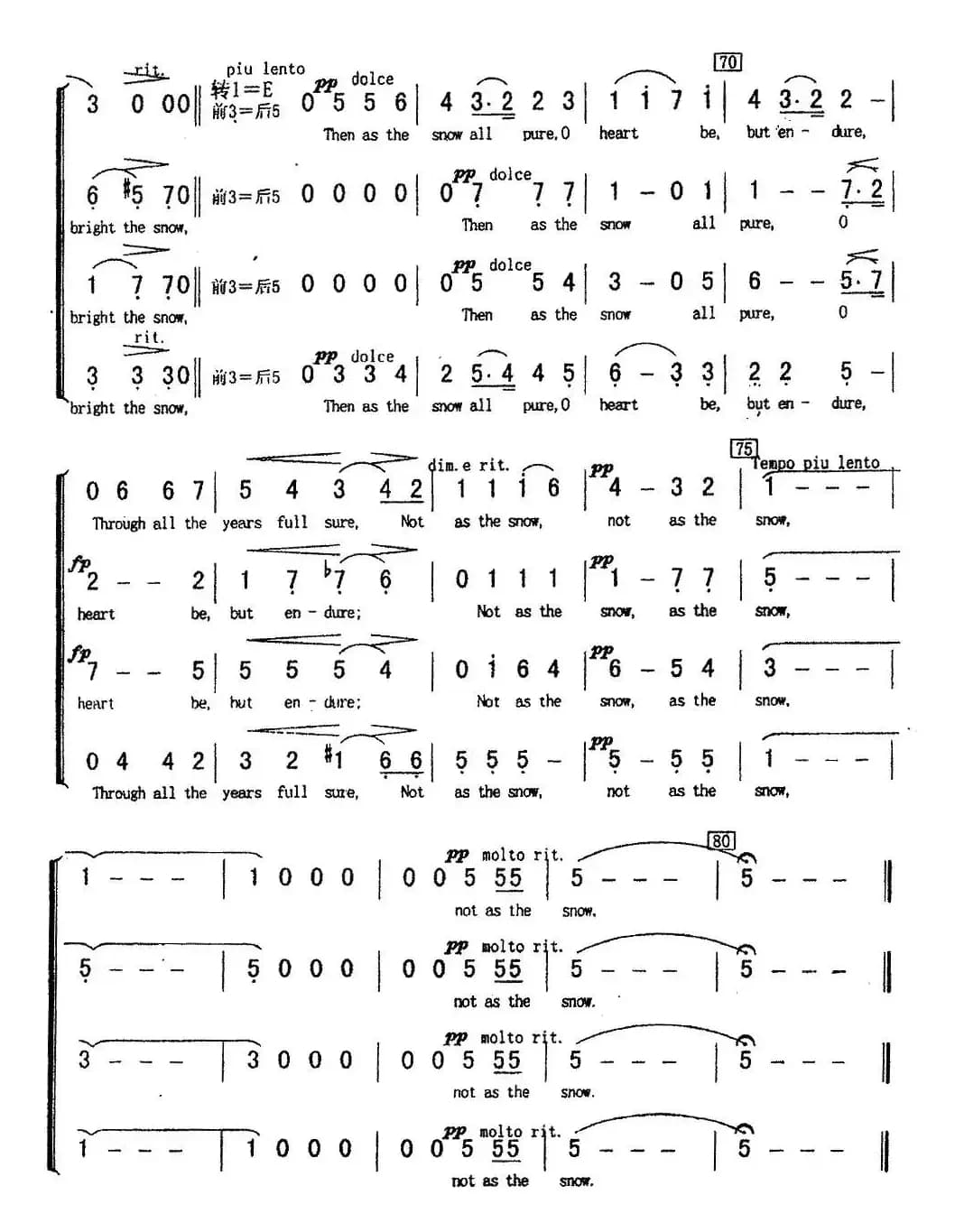 The Snow（雪花）