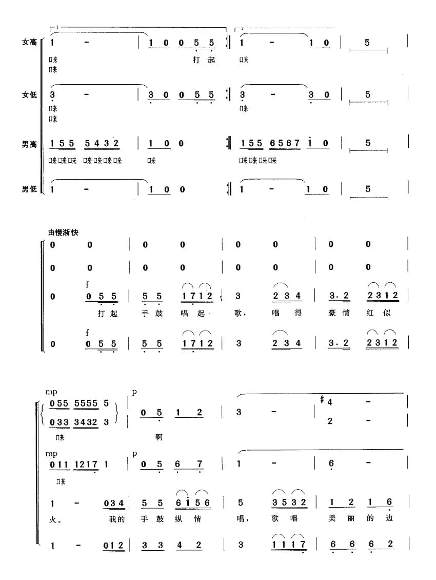 打起手鼓唱起歌