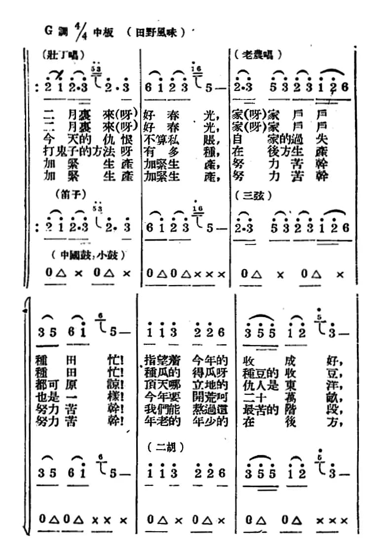 生产大合唱（二幕活报型歌剧）