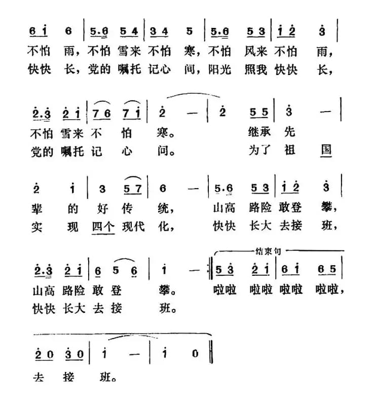 我是一朵小雪莲