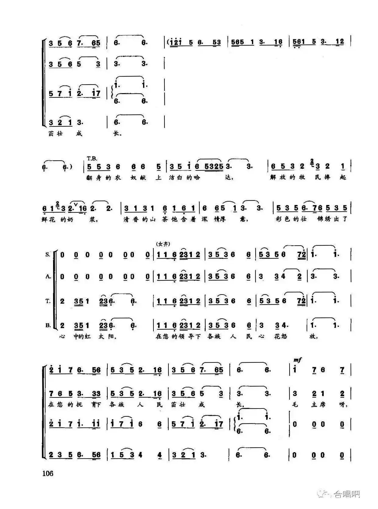 毛主席是各族人民心中的红太阳（金巍编配版）