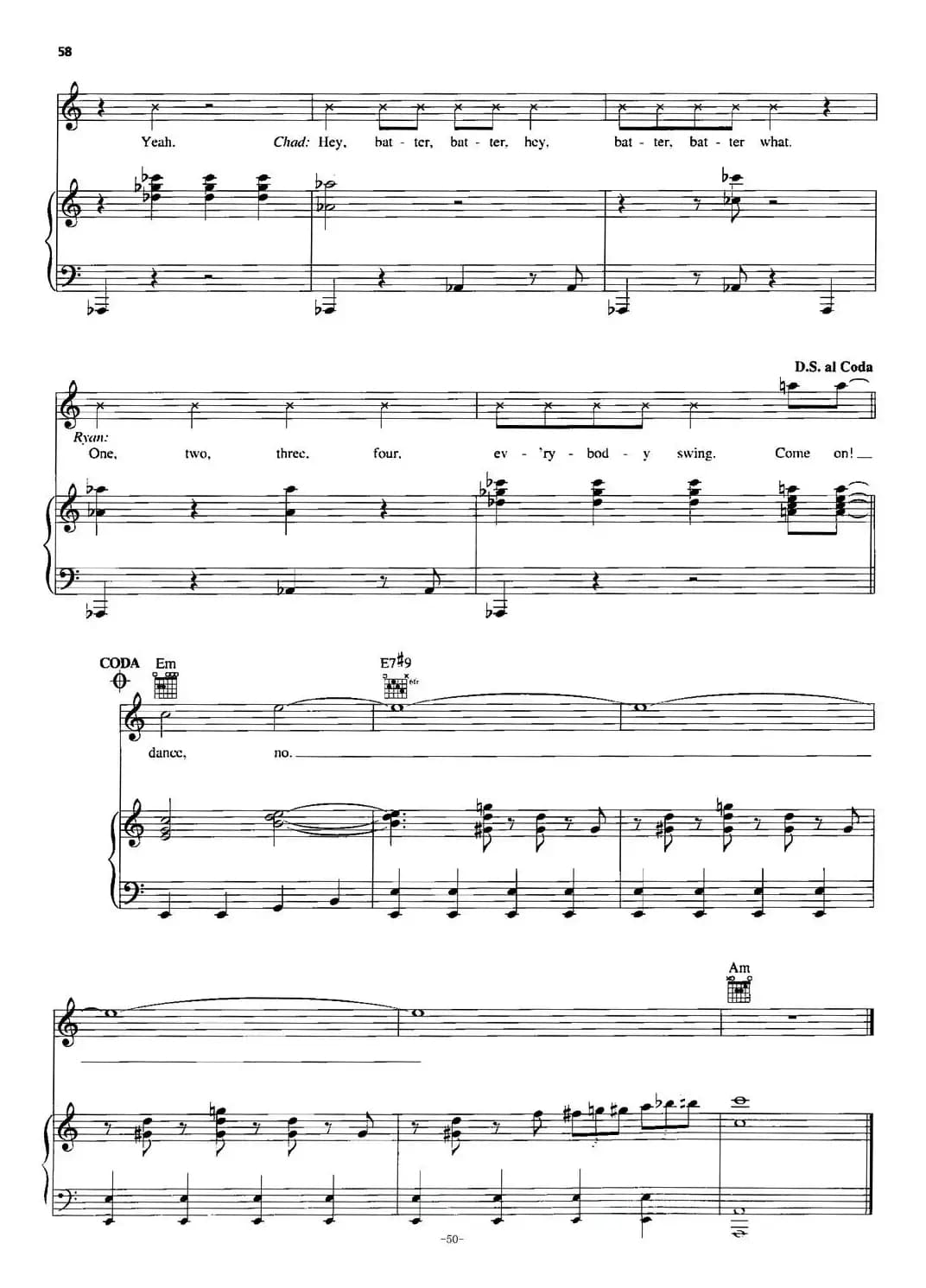 [美]I Don't Dance（我不跳舞）（正谱）