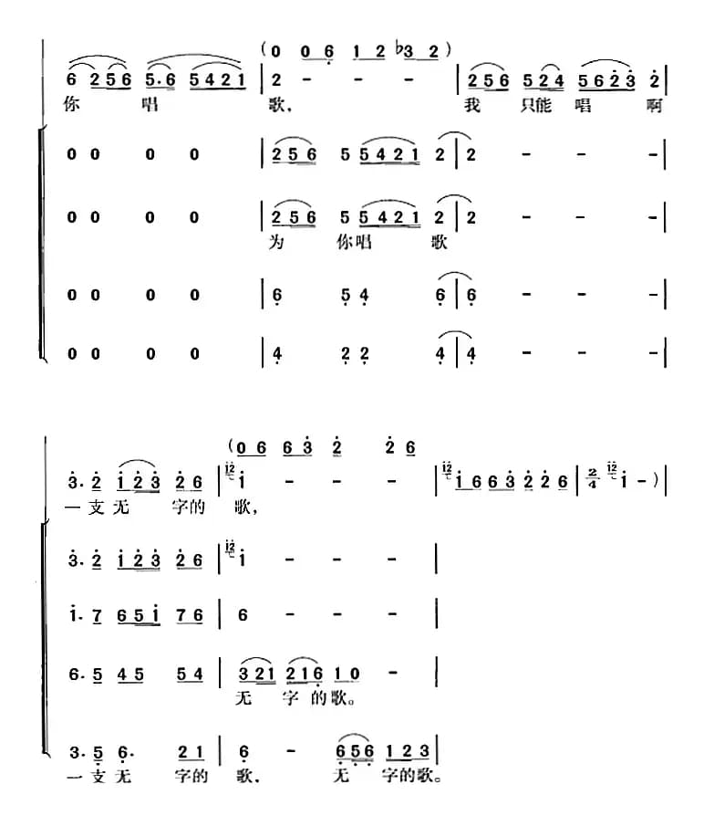 阿哥，你何须说