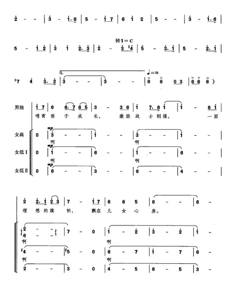我们的旗帜（选自音乐舞蹈史诗《复兴之路》）