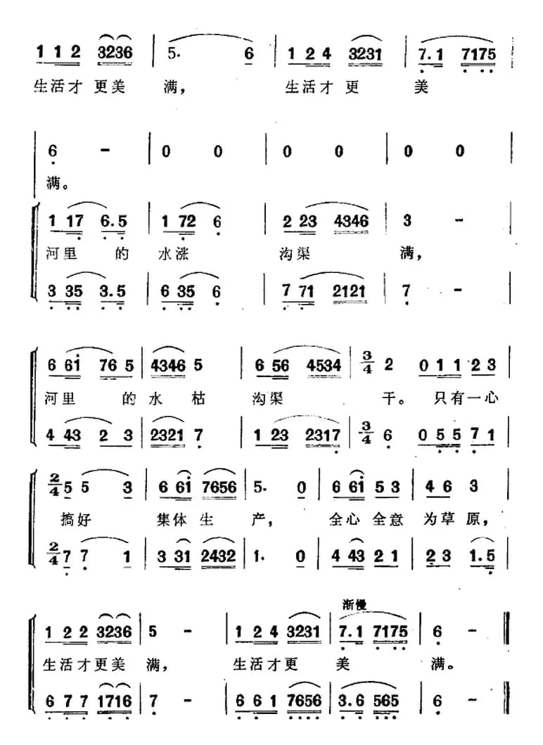 不要光数脚边的几根草（歌剧《阿依古丽》选曲）