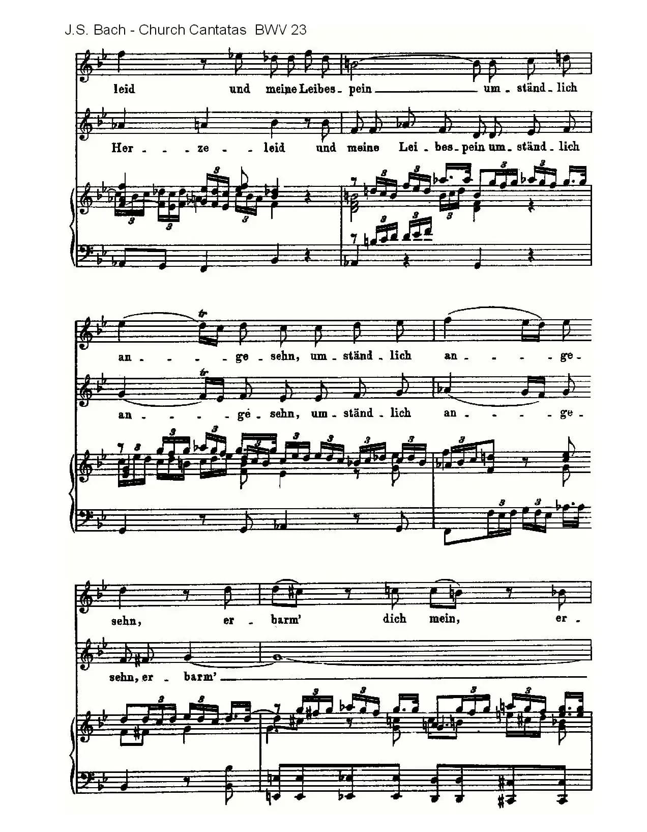 Du wahrer Gott und Davids sohn(真正的上帝的大卫之子)