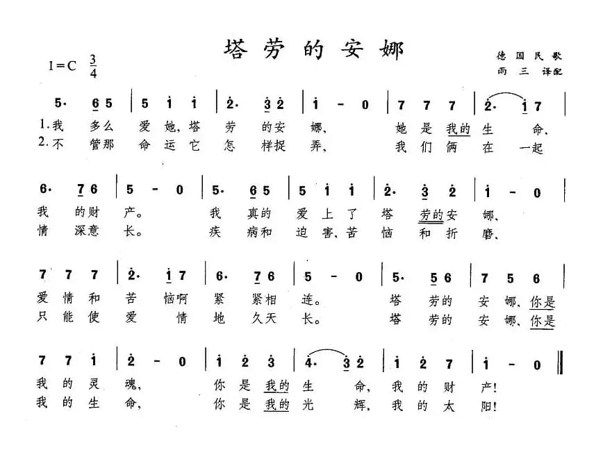 塔劳的安娜（德）