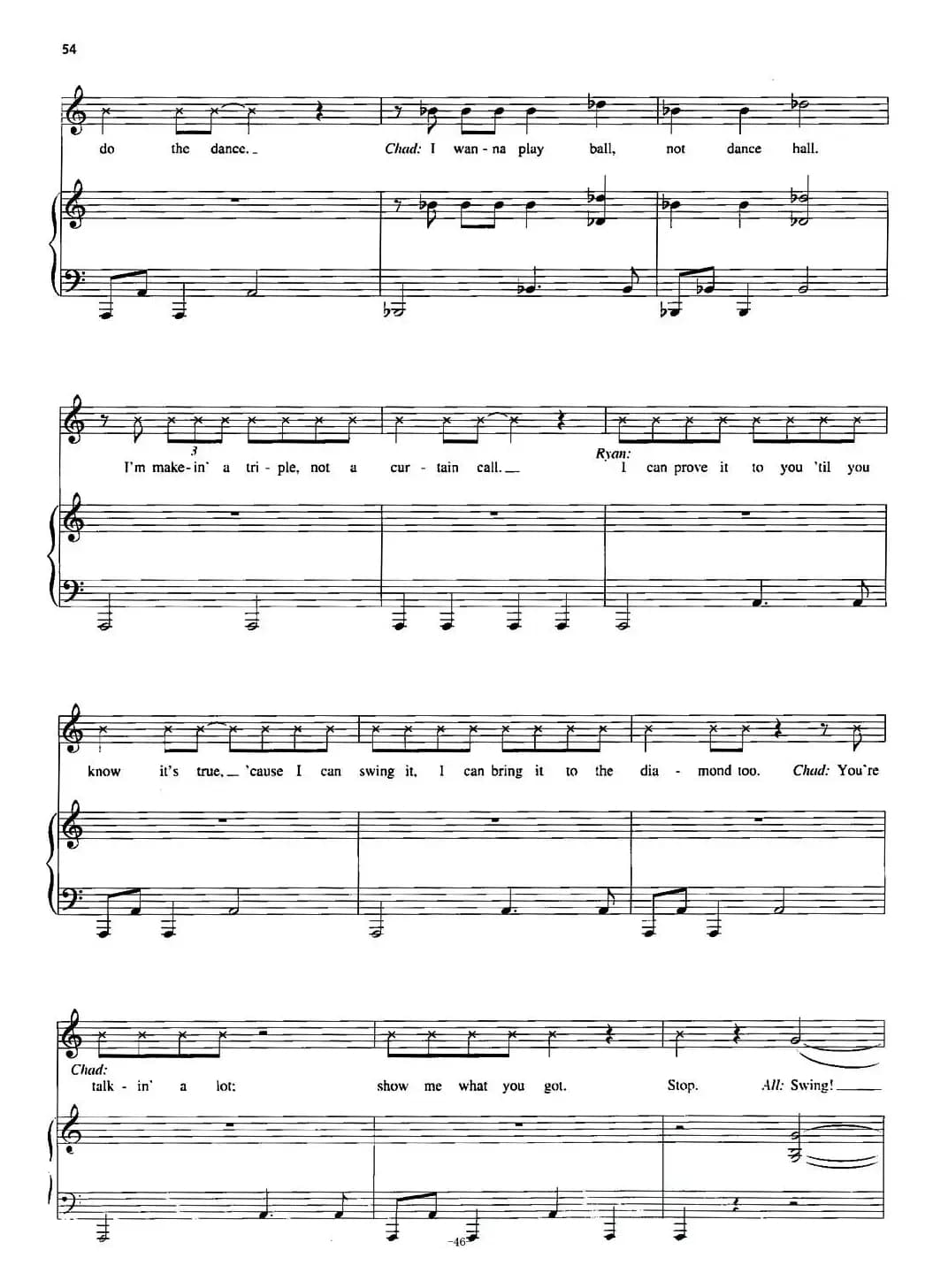 [美]I Don't Dance（我不跳舞）（正谱）