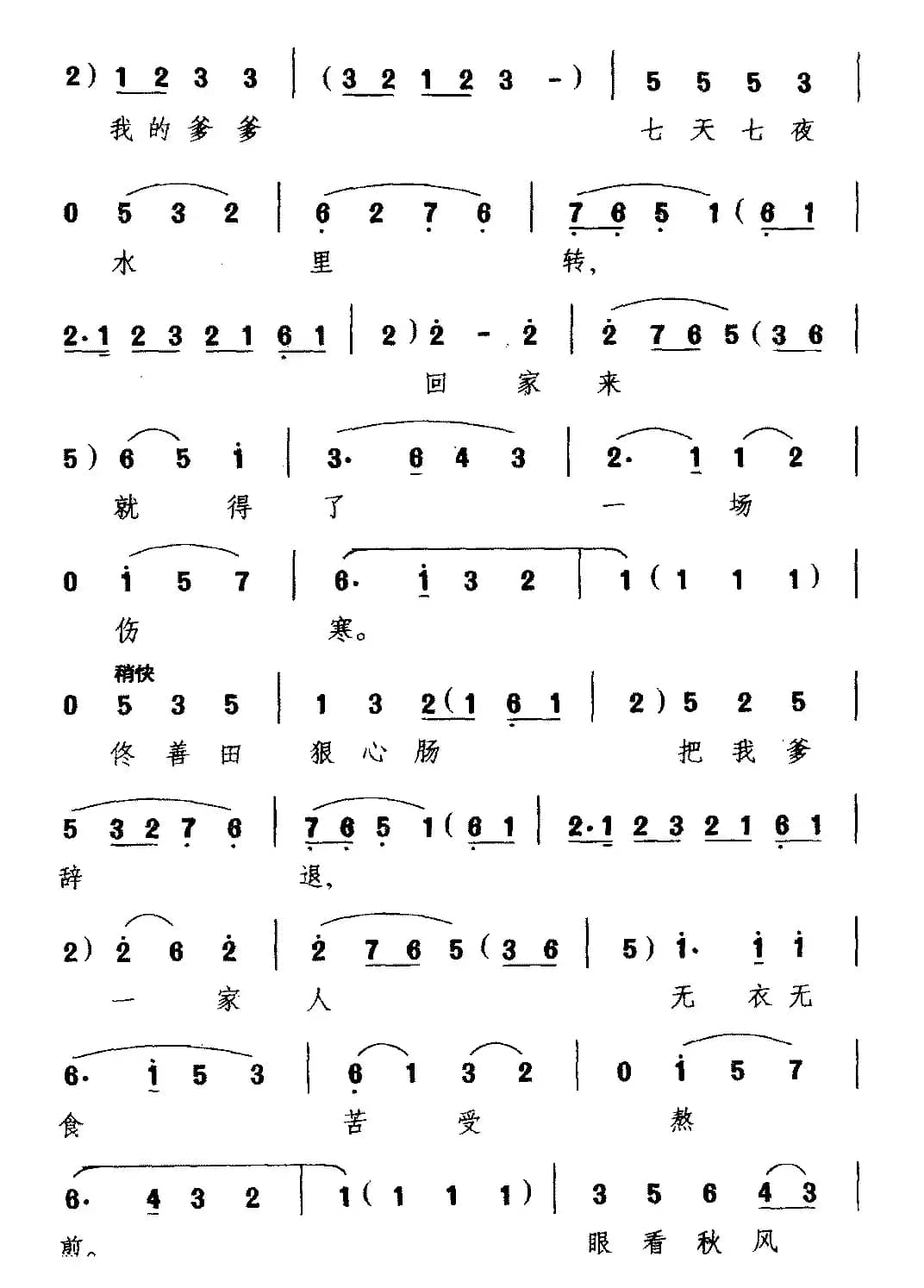 [北京曲剧]忆苦（《箭杆河边》选段 玉芳唱）