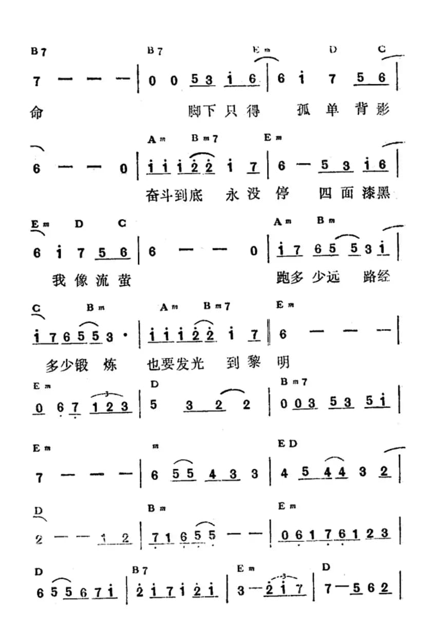 流浪的心（佚名词曲、王杰演唱版）