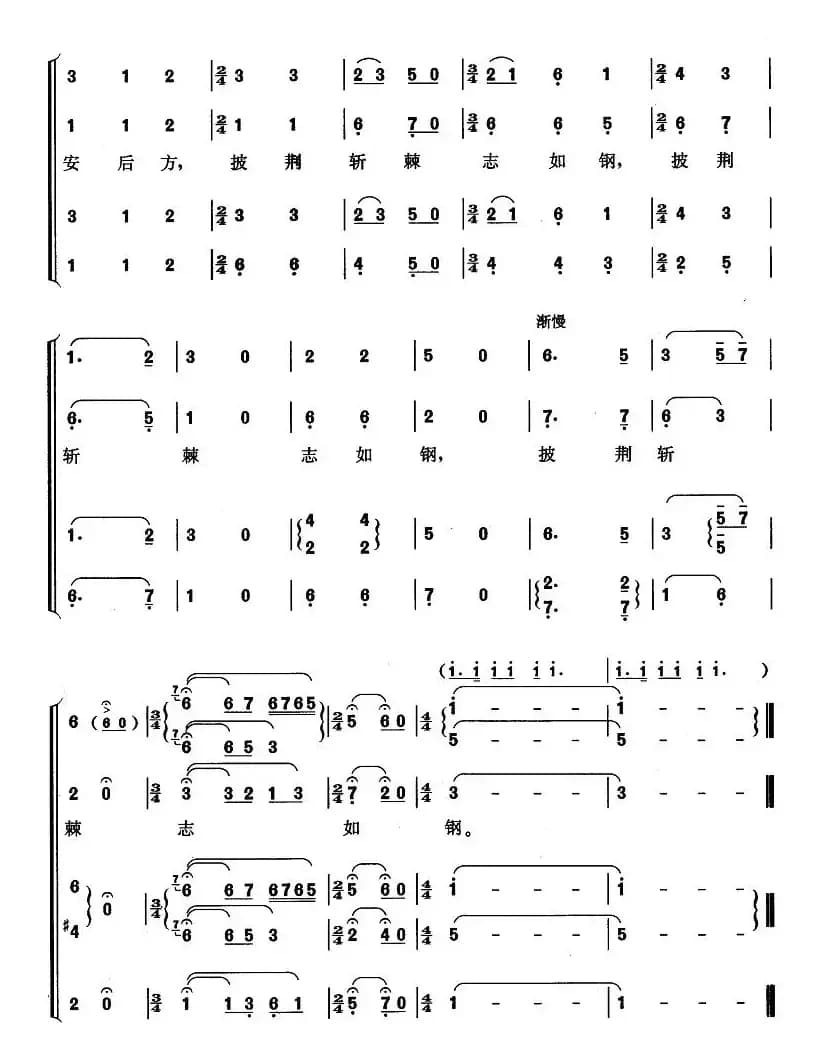 乘胜进军（交响音乐《智取威虎山》选曲）