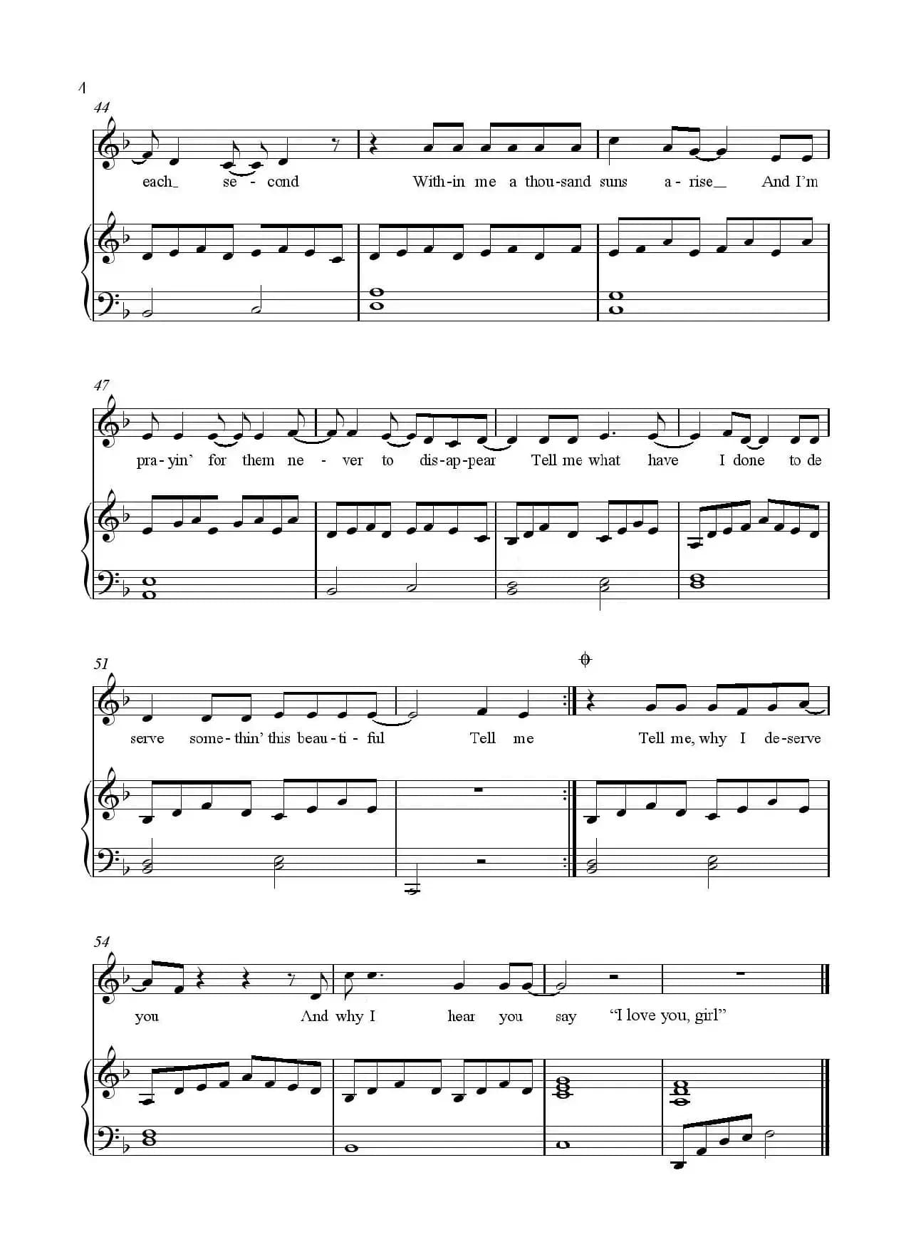 [美]Tell Me Why（美国电视连续剧《吸血鬼日记》插曲）（正谱）