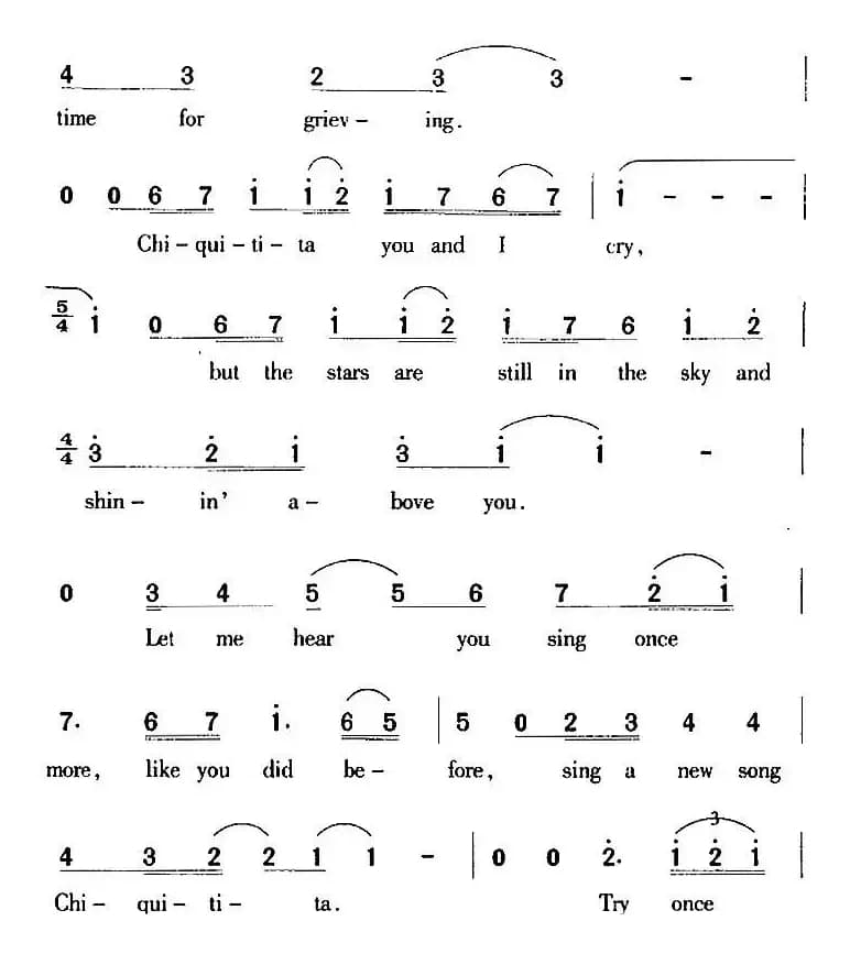 Chiquitita 齐格蒂塔