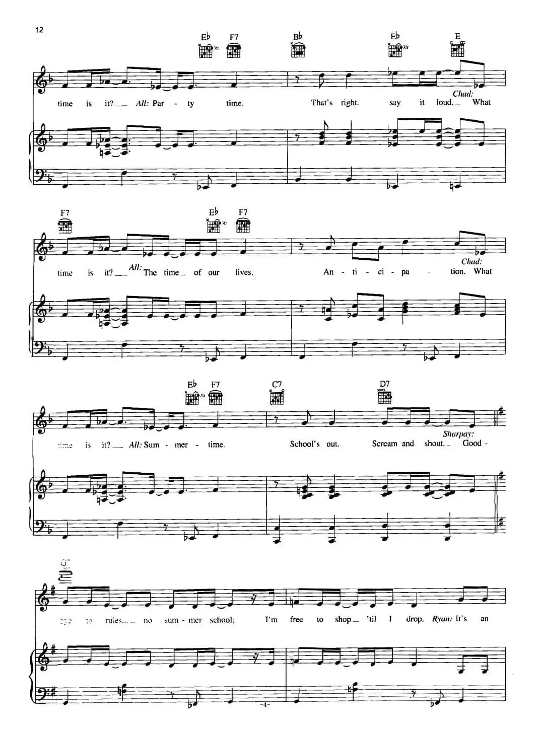 [美] What Time Is In（正谱）