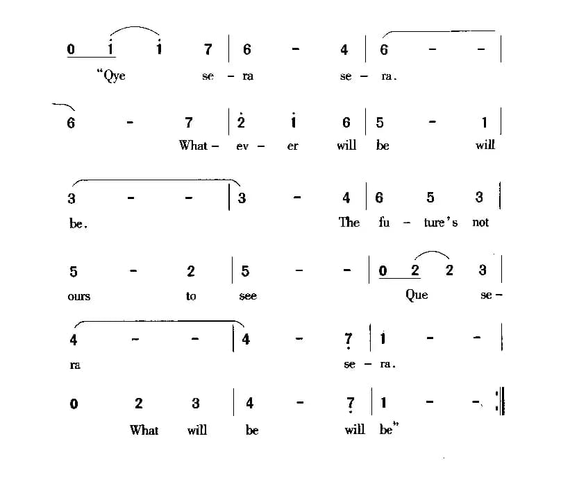 该怎样就怎样(QUE SERA SERA)