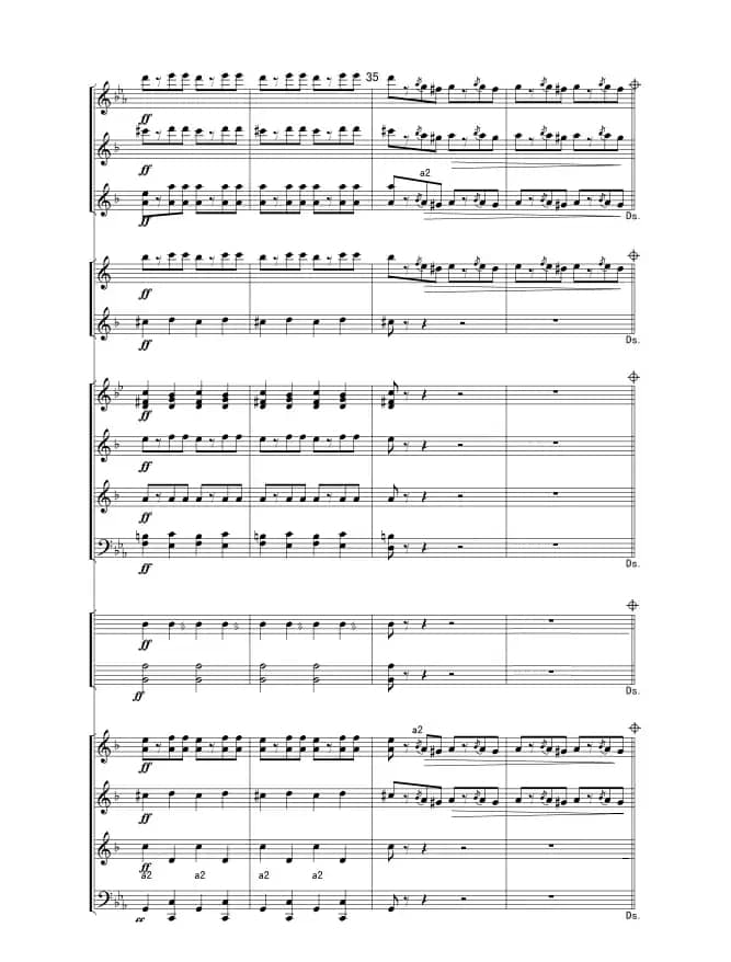 拉德茨基进行曲（总谱）