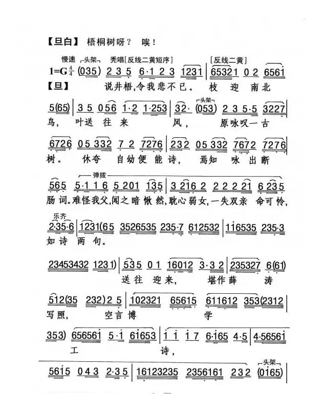 [粤剧] 枇杷花下结新知