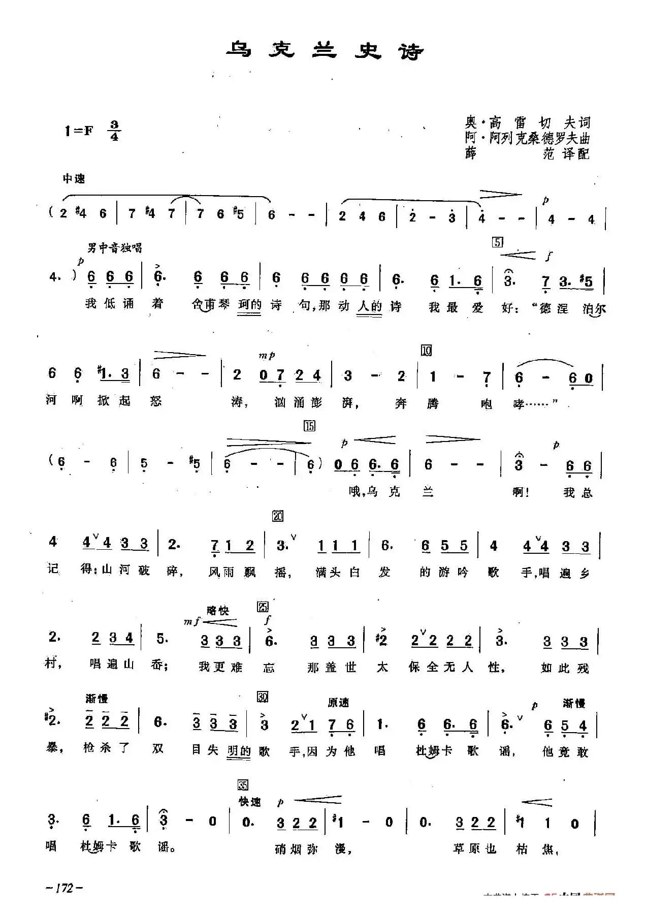 [俄]45乌克兰史诗（合唱）