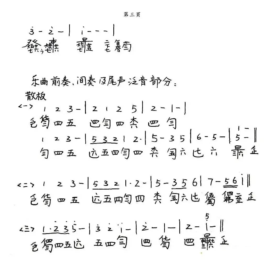 my heart will go on（我心依旧、古琴谱）