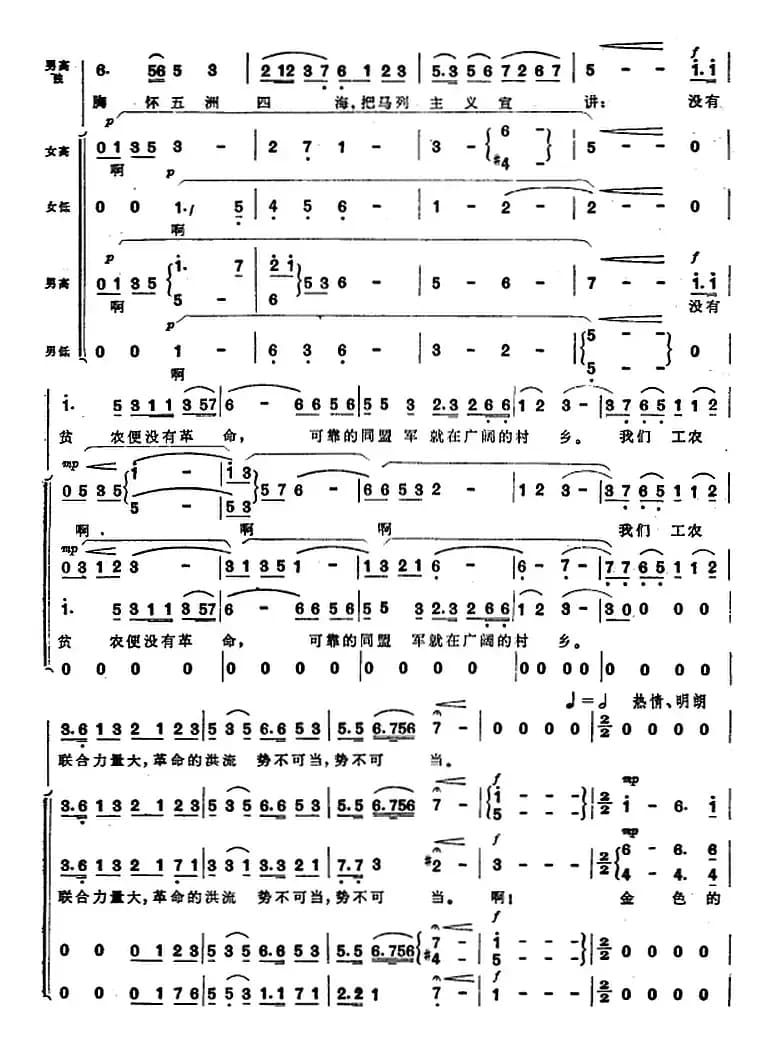 《毛泽东同志主办农民运动讲习所颂歌》组曲：三、毛主席站在讲坛上