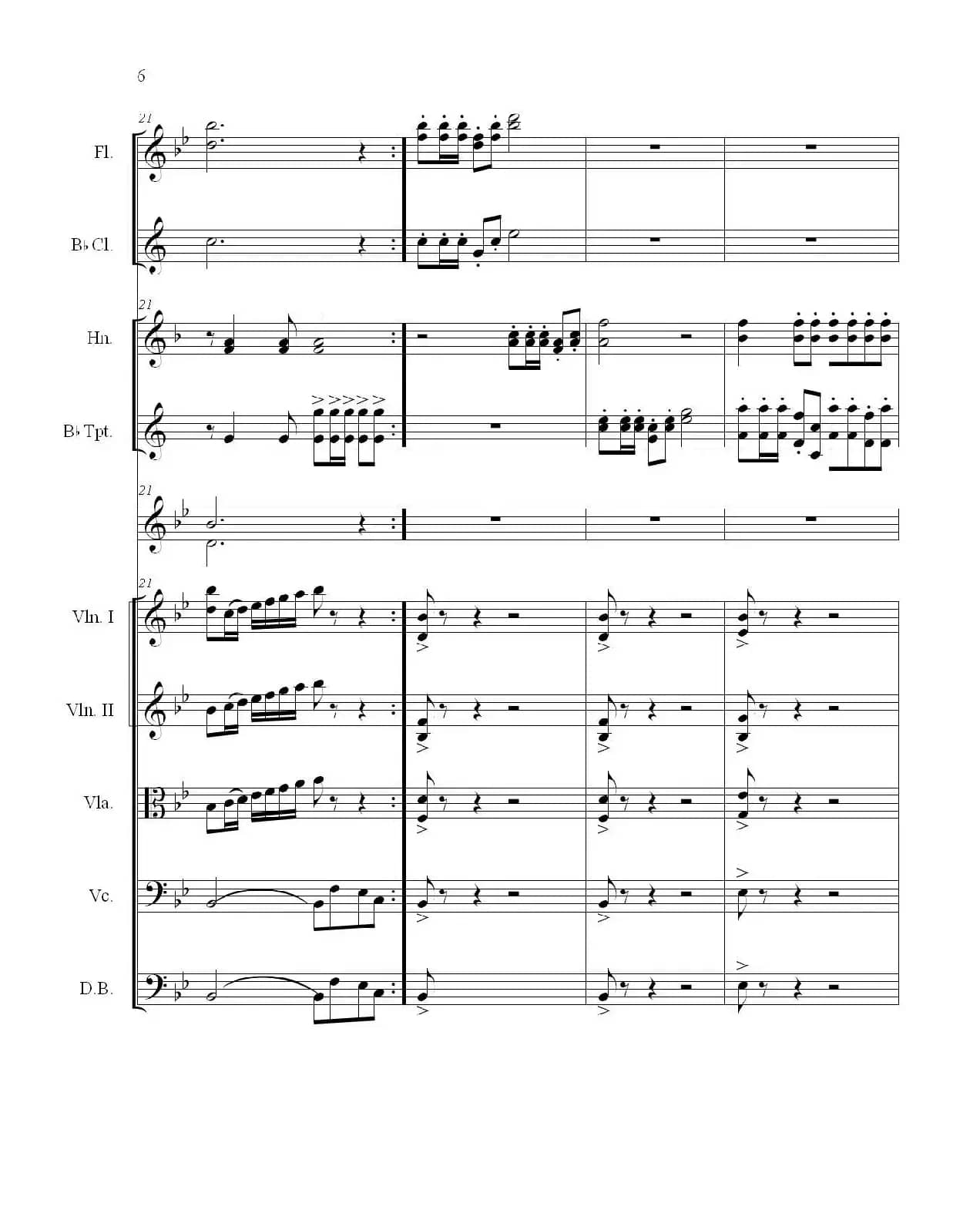 世育校歌（总谱）（王少师原创歌曲乐队总谱）