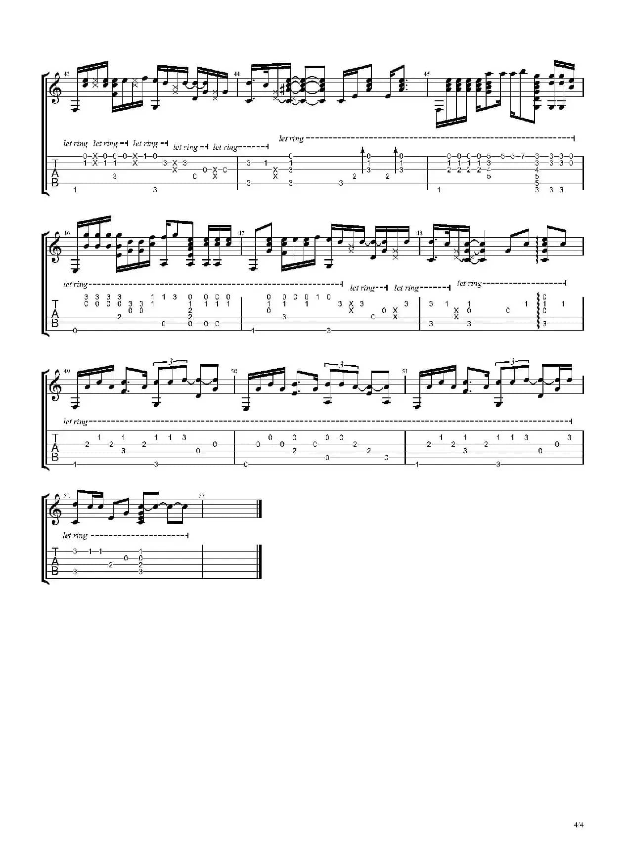 奇妙能力歌（指弹改编版·独奏）