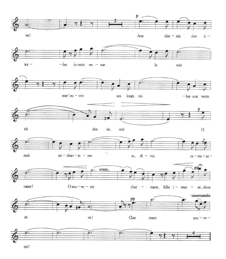 我仿佛还能听见（五线谱 [法]）