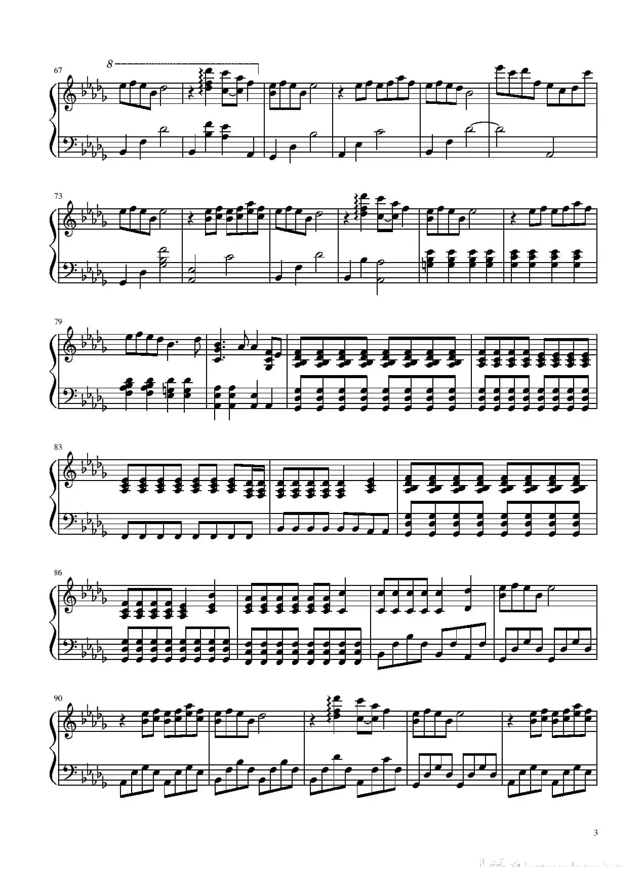 Merry Christmas Mr. Lawrence（圣诞快乐，劳伦斯先生）（BiBiPiano钢琴版）