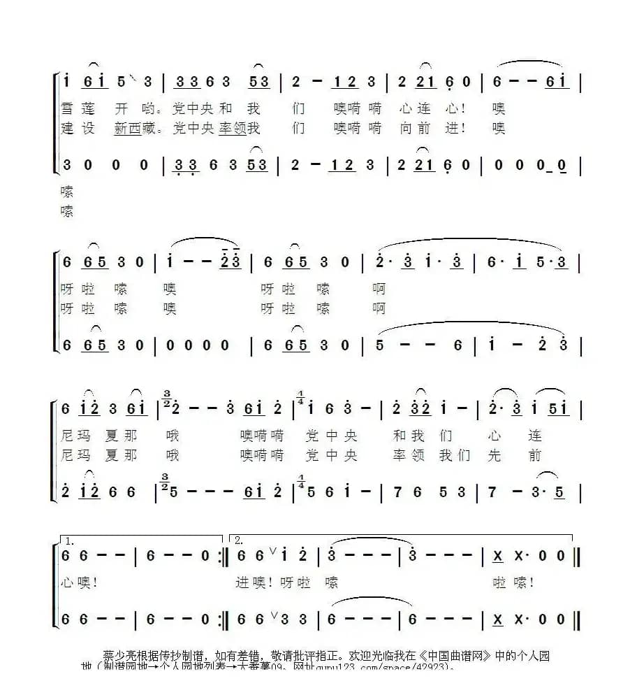 雪白的哈达献给党