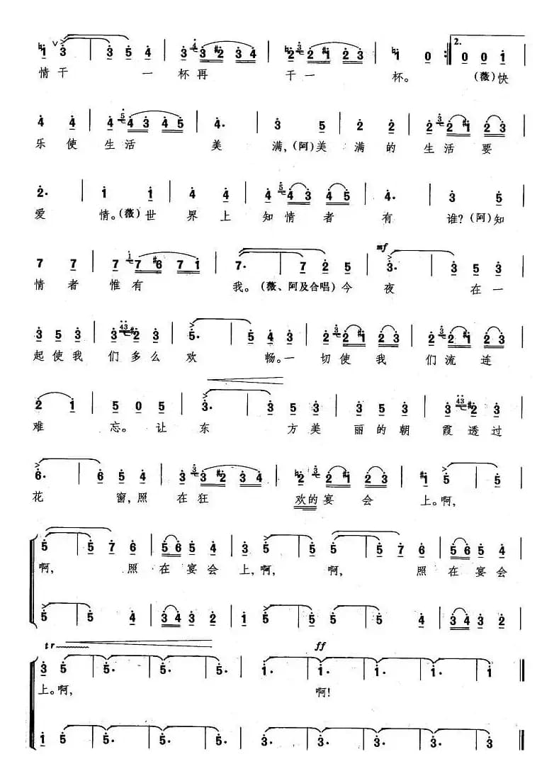 [意] 饮酒歌（歌剧《茶花女》选曲 ）