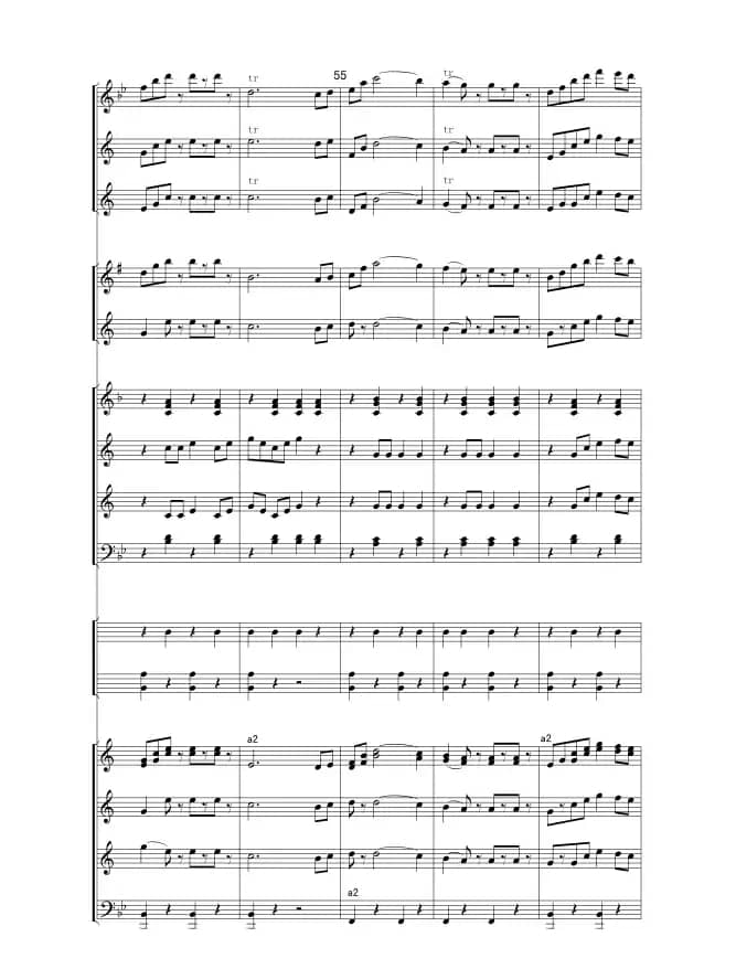 拉德茨基进行曲（总谱）