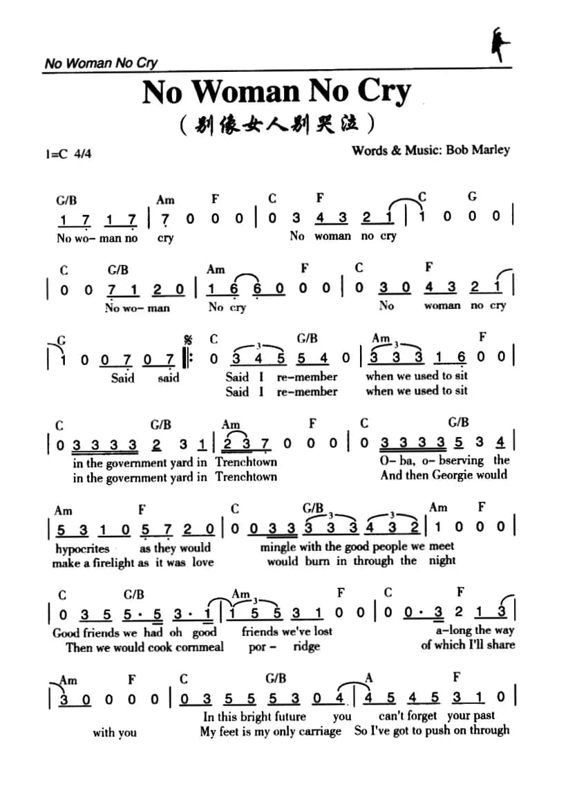 No Woman No Cry（别像女人别哭泣）