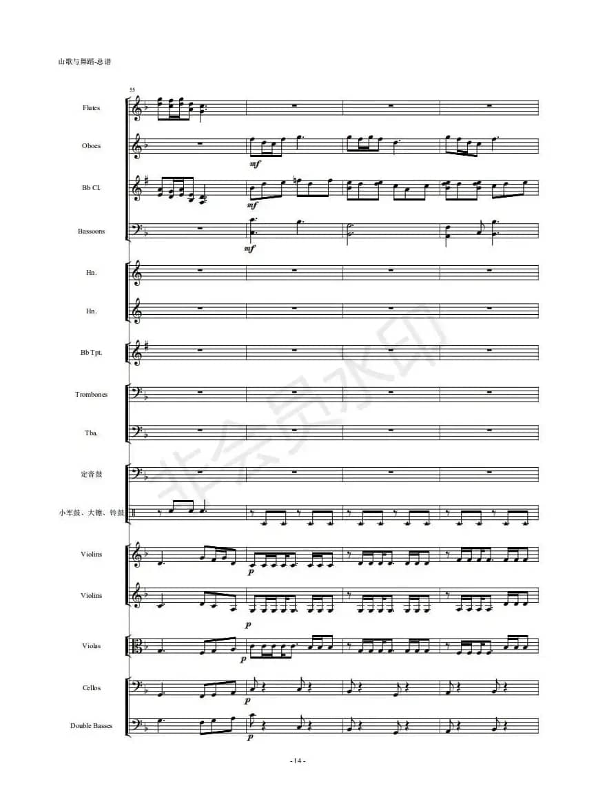 河南民歌组曲（第三乐章）