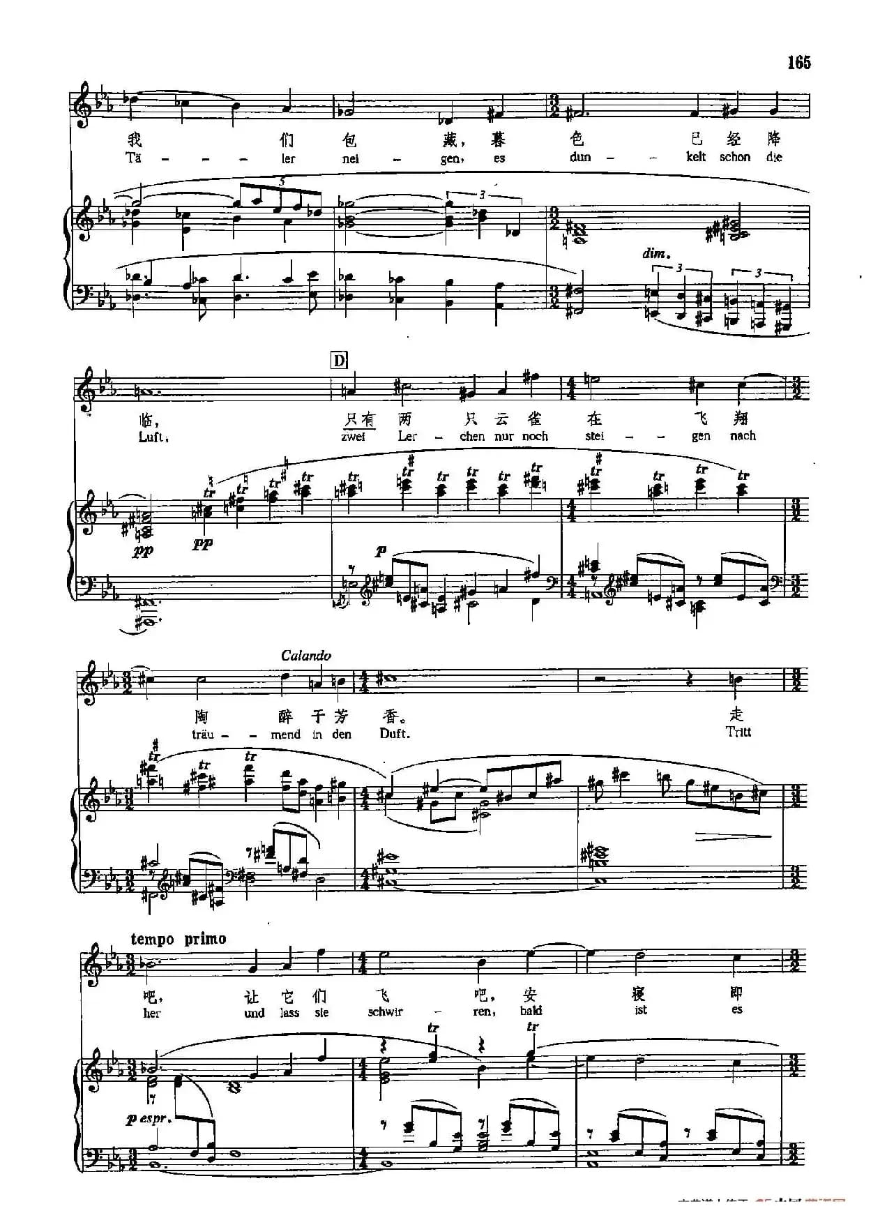 声乐教学曲库5-37晚霞（正谱）