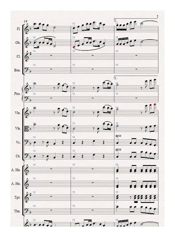 感恩（管弦乐总谱）