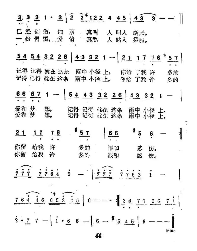 雨中的点点滴滴