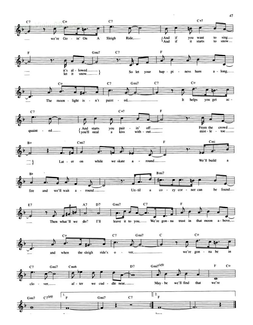 GOIN' ON A SLEIGH RIDE